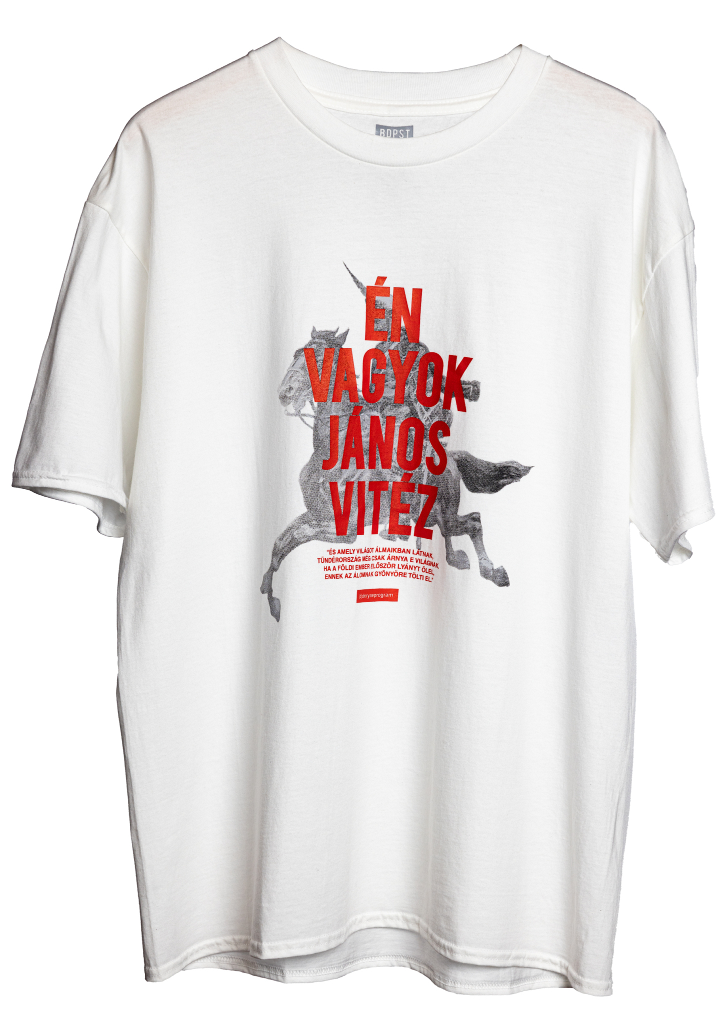 Én vagyok János vitéz fehér férfi póló