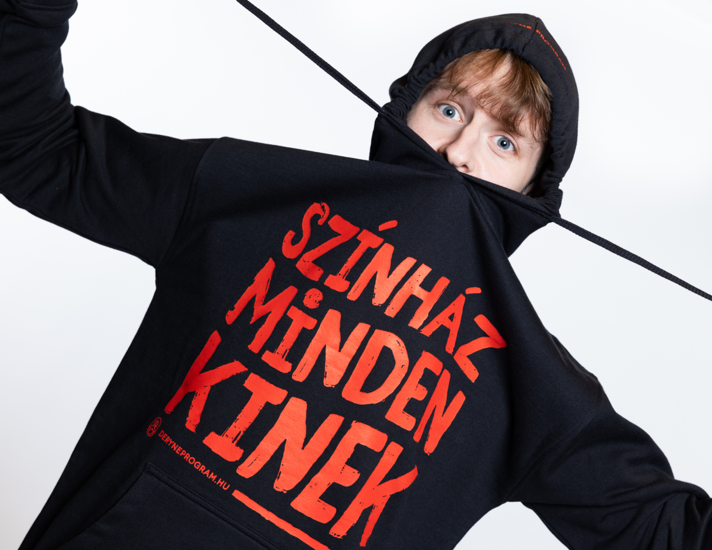 Színház mindenkinek kapucnis pulóver
