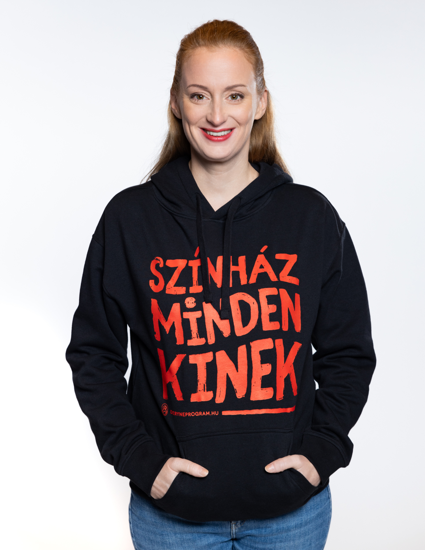 Színház mindenkinek kapucnis pulóver